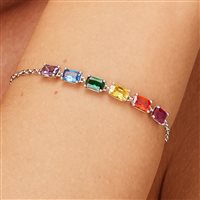 Bracciale Brosway Donna FANCY JOYFUL RAINBOW in Argento Zirconia FJR04 - FJR04